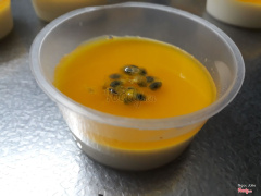 Panna cotta chanh leo