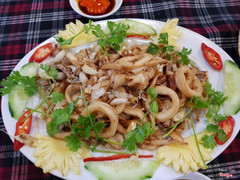 Mực xào