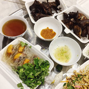 bánh bột lọc - chim quay