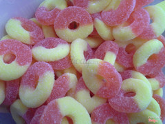 Peach yummy rings
Kẹo dẻo chua chua ngọt ngọt vị Đào