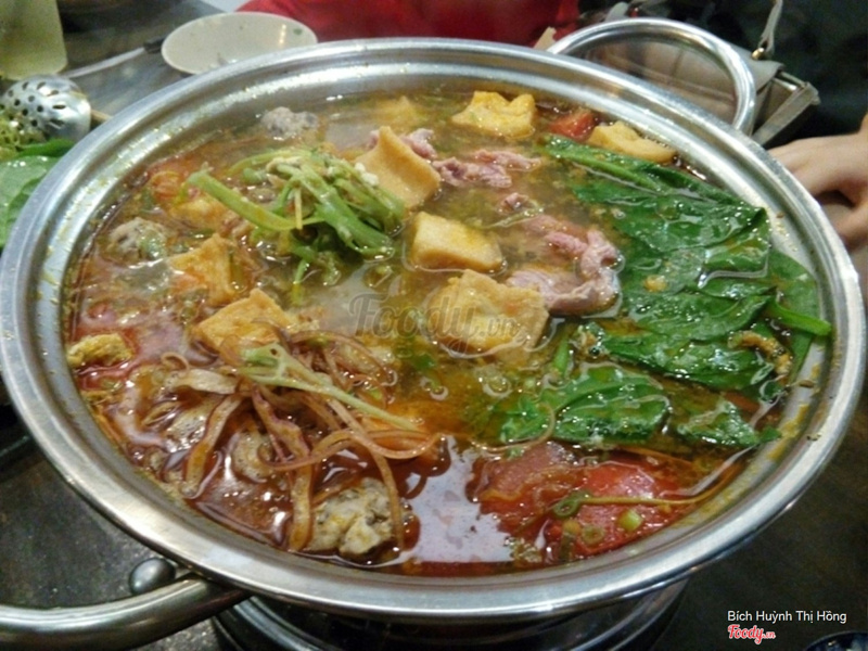 Lẩu riêu cua bắp bò