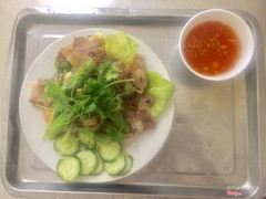 Bín Bò hấp gừng -- chấm Mắm Gừng