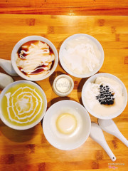 Tào phớ các loại, sữa chua tự làm, caramen