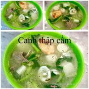 Canh thập cẩm + Cơm trắng. hoàn hảo nhiều dinh dưỡng