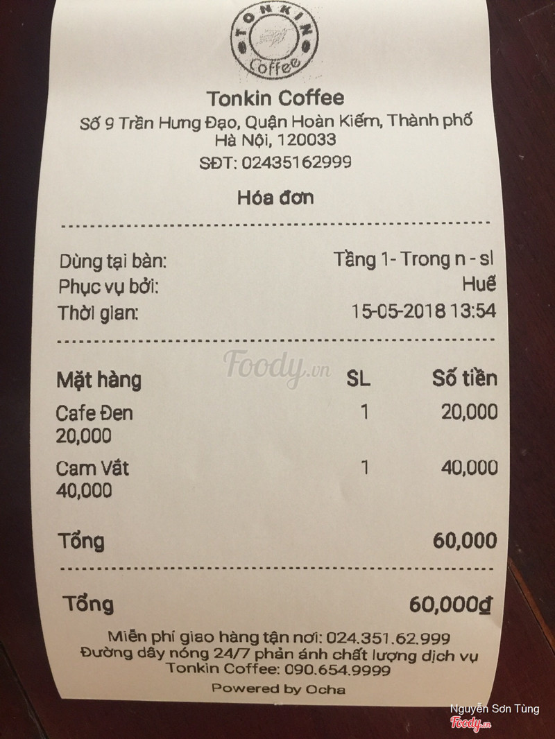 Mặt hàng đắt nhất là 40k