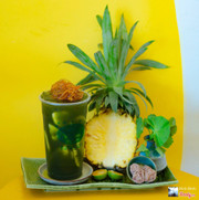 Rau má mật hoa dừa vị tắc dứa