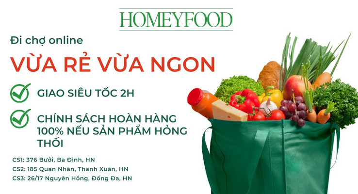 Homey - Hoa Quả & Rau Củ Sạch - Nguyên Hồng