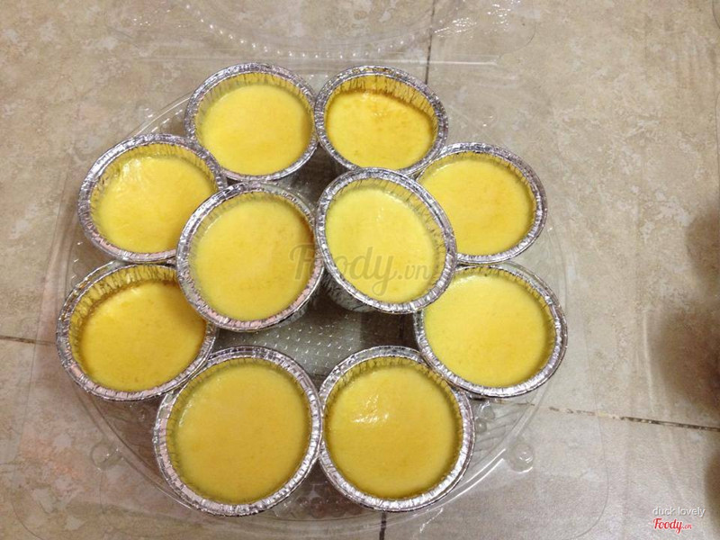 bánh flan nướng thơm béo nên thử