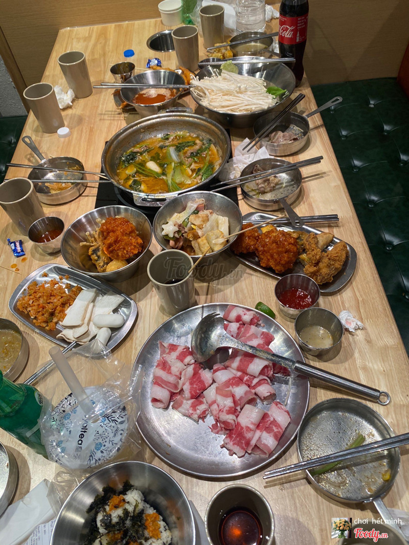 Đánh chén xong 