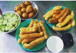 quẩy, bánh bao chiên