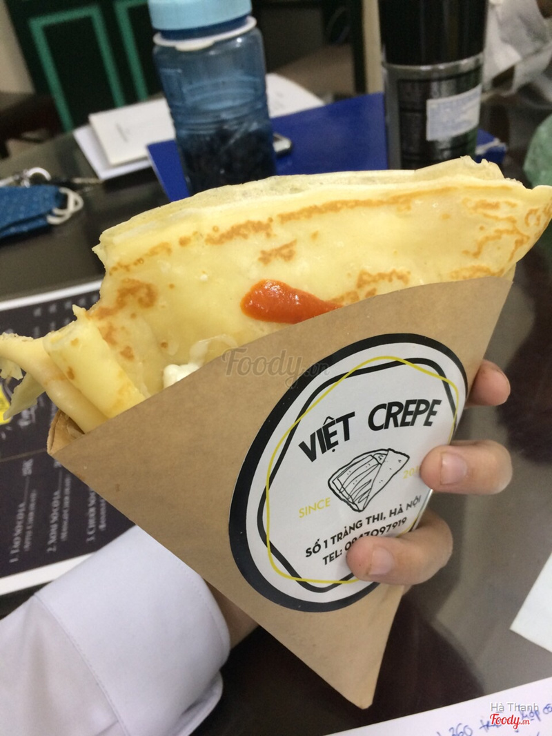  Crepe xúc xích phô mai