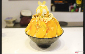 bingsu đào