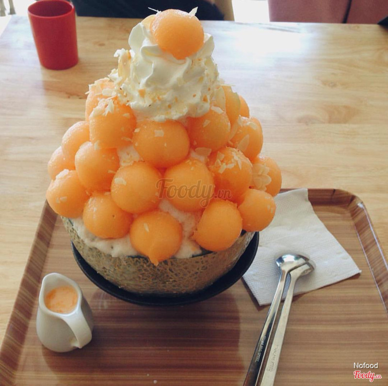 bingsu dưa lưới