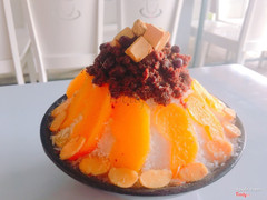 Bingsu đào 90k