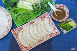 Bánh tráng thịt heo