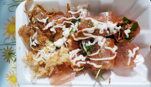 Bánh Tráng Trộn & Trà Đào