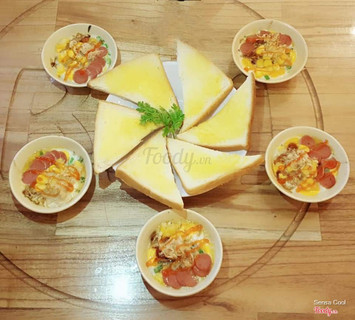 Trứng chén nướng.