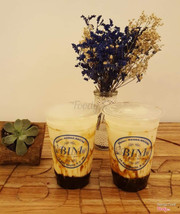 Sữa tươi trân châu đường đen.