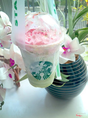 Greentea strawberry blossom