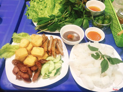 Bún đậu - chả cốm - lặp sườn 