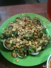 Sò lông nướng mỡ hành