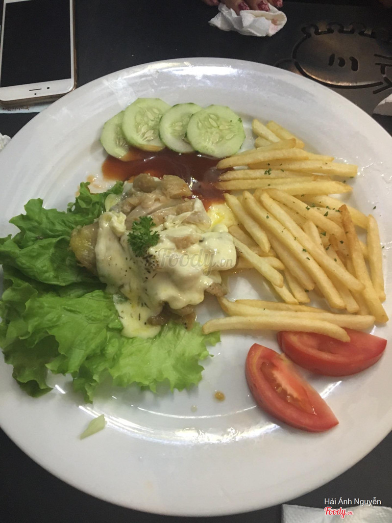 Gà nướng phômai rút xương đây :D