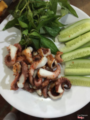 bạch tuộc nướng