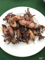 mực sữa chiên nước mắm