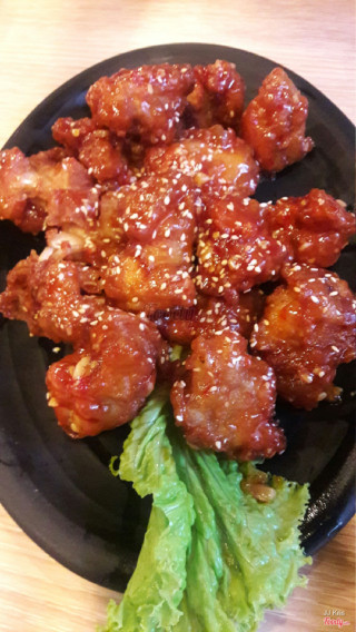 gà sốt mật ong
