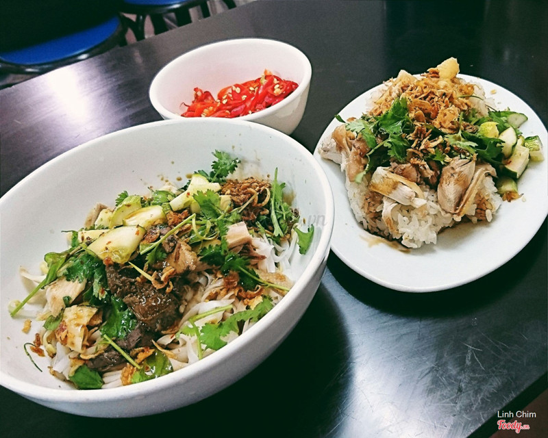 Phở trộn, xôi gà