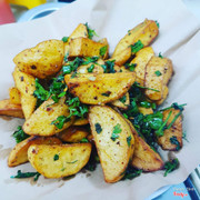 Khoai trộn cay tê