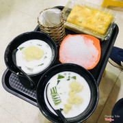 Chè bơ sầu + bông lan trứng muối