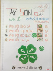 Menu Bánh Ướt