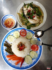 Cơm canh chua cá hú 