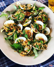 Nghêu mỡ hành (60k)