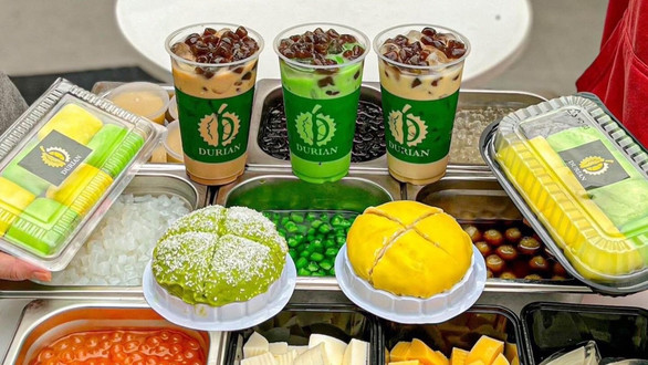 Durian Crepe & Bubble Tea - Thức Uống & Bánh Sầu Riêng - Khu Phố 7