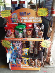 SNACK CHIP CHIP 
THỊT CÁ VÀ DA CÁ CHIÊN GIÒN VỚI NHIỀU VỊ HẤP DẪN NHƯ TRUYỀN THỐNG, RONG BIỂN, TRỨNG MUỐN, THÁI CAY....