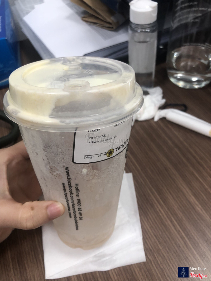 27k trà sữa machiato - áp dụng sale trên foody