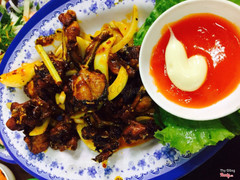 Ếch chiên mắm