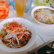 Bún cá + bún riêu