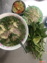 Phở nạm gầu