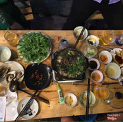 Lẫu cá khoai rầu tần ô,rong biển 100k