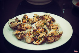 hàu nướng mỡ hành