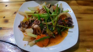 Bạch tuộc xào