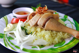 Cơm gà luộc