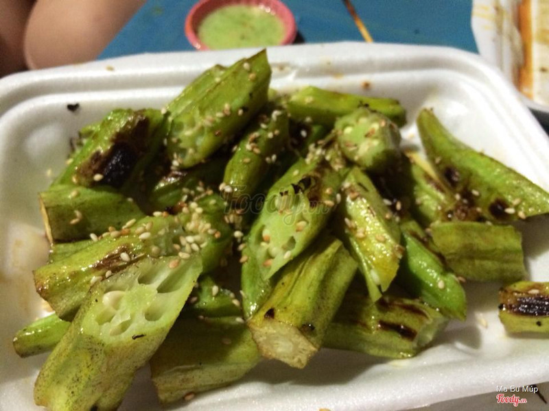 Đậu bắp nướng, 10k đó