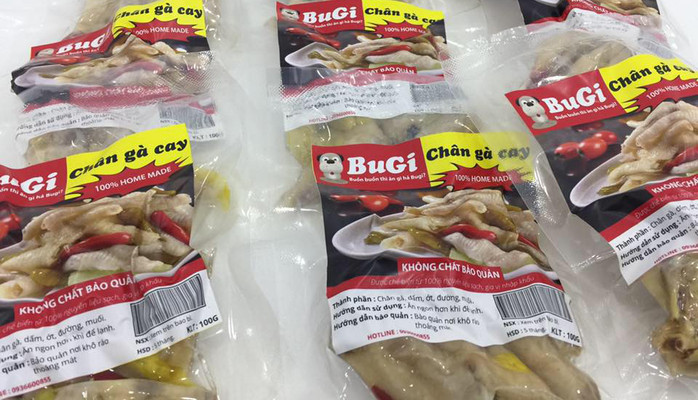 Bugi Food - Chân Gà Cay Online - Trung Kính