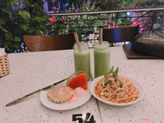 Mỳ ý bánh ngọt và Matcha đá xay siêu ngon