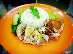Cơm Gà Hấp, Gà Quay