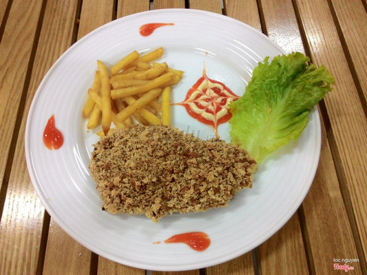 Gà chiên 25k/phần